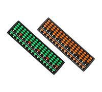 CIYODO 2 Piezas ábaco aritmética Mental aprendiendo enseñar matemáticas pequeño ábaco Tradicional ábacos de simulación pequeño ábaco Educativo el plastico Green