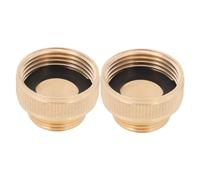 CIYODO 2 piezas Adaptador de Manguera de Latón Pulg Hembra Macho Conector Estanco para Riego y Limpieza Exterior de Unidades Resistentes y Duraderas