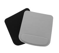 CIYODO 2 Piezas Alfombrilla Ratón con Reposamuñecas EVA Suave Ergonómica Antideslizante Negro y Gris para Oficina y Gaming