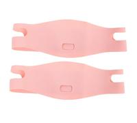 CIYODO 2 piezas Correa Antirronquidos Cómoda y Transpirable para Adultos Unisex Soporte de Barbilla Ajustable para Dormir Paquete de Unidades Rosa Prevención de Ronquidos y Apertura