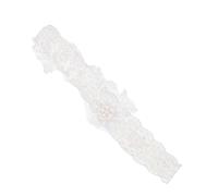 CIYODO 2 Piezas de Ligas de Encaje para Novia, Accesorio Elegante y Cómodo de Tela para Boda y Fiesta, Fácil de Cuidar y Diseño Clásico para Mujer
