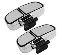 CIYODO 2 piezas Espejos Punto Ciego Amplios con Marco para Coche y Camión Visión Panorámica para Eliminar Ángulos Muertos Accesorios de Retrovisor Fácil de Instalar