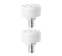 CIYODO 2 Piezas Frenos Delanteros de Goma Ajustables | Repuesto Blanco de Alta Elasticidad, Control Estable en Pista Interior, para Patines de Rueda y Quad