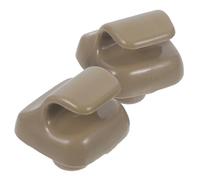 CIYODO 2 Piezas Gancho para Visera de Coche de Alta Resistencia Clip Fijador para Parasol Delantero Fácil Instalación Material Duradero de Unidades para Interior Automóvil