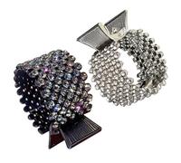 CIYODO 2 piezas Pinzas para Cabello con Garra para Coleta Diseño de Cristales Completos Resistentes y Duraderas para Cabello Grueso y Mujeres Accesorio de Moda para Peinados Diarios