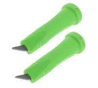 CIYODO 2 Piezas Protector de bastón Bastones Senderismo Protectores para Bastones Tips for Trekking Poles Accesorios de bastón de Caminar Walking Stick Tip Cap Light Green