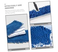 CIYODO 2 Piezas Recambios de Almohadillas para Fregona Chenilla Paños Reutilizables para Limpieza Húmedo y Seco Recambio para Sellados Azulejos