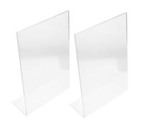 CIYODO 2 Piezas Soporte de Escritorio Acrílico Transparente Unidades Tablero Inclinado Multifuncional para Escritura Dibujo y Lectura Antideslizante para Libros y Tabletas