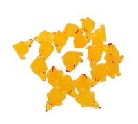 CIYODO 20 Minifiguras De Pollos Minianimales Pollos Minipollos De Resina Estatuas De Animales De Resina Figuras De Pollitos En Miniatura