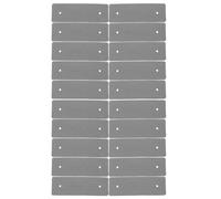 CIYODO 20 Piezas 20 Almohadillas Aislantes para Permanente de Cabello, Resistentes al Calor, Tamaño 10,5 X 3,5 CM, Color, para Salón de Belleza y Rizado Profesional