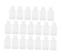 CIYODO 20 piezas Botellas de Viaje Pet Multifacéticas para Cosméticos Reutilizables y Rellenables Envase Vacío para Loción Champú y Gel sin Olor Pack Ahorro