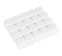 CIYODO 20 Piezas Dados Acrílicos Dados Redondeados para Herramienta Didáctica para Matemáticas Manualidades