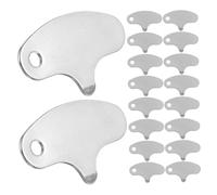 CIYODO 20 piezas Manual Nutcracker Tool de Acero Inoxidable para Nueces y Castañas Compacto y Portátil Abridor Rápido y Duradero para Macadamias y Almendras Cocina