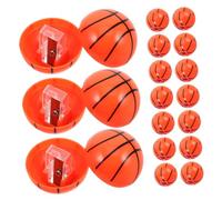 CIYODO 20 piezas Sacapuntas Baloncesto Afilador para Lápices de Colores Diseño y Portátil Herramienta para Orificio Único Compatible con Varios