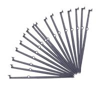 CIYODO 20 Varillas de Soporte para Tubo de Riego de 6 MM Estacas de Inserción para Micro Riego por Goteo Accesorio de Plástico Resistente para Césped Jardín E Invernaderos