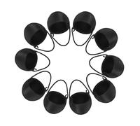CIYODO 20piezas Caldero De Halloween Pequeño De Plástico Minicalderos De Fiesta para Decoración De Casas Embrujadas Accesorios para Casas Miniatura De Halloween Adornos Pequeños