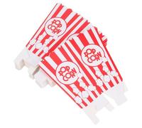 CIYODO 24 piezas Cajas de de con Diseño de Rayas Rojas para Fiestas de Cumpleaños Noches de Cine y Celebraciones Resistente y Portátil