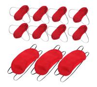 CIYODO 24 Piezas Máscaras de Ojos para Dormir de Viaje Protección Total Luz Cubierta de Poliéster Suave con Correas Elásticas para Hombres y Mujeres Aviones Fiestas y Siestas