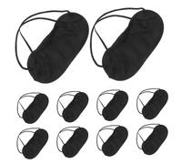 CIYODO 24 Piezas Máscaras para Dormir de Poliéster con Banda Elástica Cubre Ojos Opacos para Viaje Fiesta y Descanso Bloquea Luz Totalmente Suaves y Cómodas para Hombres y Mujeres