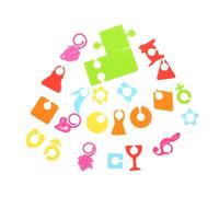 CIYODO 24 Uds. Marcadores para Copas De Vino Reutilizables, Adornos Decorativos para Vinos, Marcadores para Bebidas De Silicona