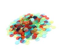CIYODO 240 Piezas Papas Fritas Fichas De Fichas Bandera Chip De Conteo Claro Ficha De Conteo De Colores Chip De Clasificación Chip De Conteo De Bingo Jumbo El Plastico