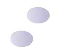 CIYODO 2piezas Reflective Mirrors for Photography Acrylic Props for Cosmetics Jewelry and Food Decoration Round Diameter and Easy to Clean