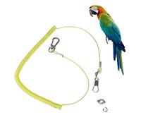 CIYODO 3 Anillo de de Cuerda voladora SOGA Accesorios Cuerda de Entrenamiento para acollador Aprovechar Mascota cacatúa Viajar Correa elástica para Loros Correa de pájaro