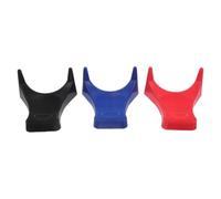CIYODO 3 Piezas 3 Tees de Rugby para Patada de GOL Juvenil, Soporte de Plástico Resistente y Base Estable, Color Negro Azul Rojo, Equipo Portátil para Entrenamiento de Fútbol Americano al