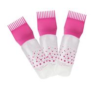 CIYODO 3 piezas Botella Aplicadora Peine para Cabello Pack Rosa con Escala Graduada para Teñir Aceites y Cuidado Fácil Uso y Aplicación Mano
