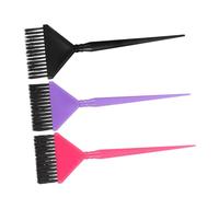 CIYODO 3 piezas Cepillos para Teñir el Cabello Peine Aplicador Tinte Accesorios DIY y Salón Profesional Manejo Antideslizante para Distribución Uniforme y Separar Mechas Color Aleatorio