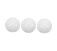 CIYODO 3 Piezas De Bolas Rodantes para Ruleta Premio Juego De Beber Rueda De La Fortuna Juego Giratorio Mesa De Ruleta Pastillas para Ruletas Tapete De Ruleta De Resina Blanca