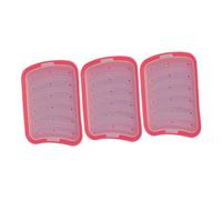 CIYODO 3 Piezas Moldes de Silicona para Hacer Salchichas Molde para Hornear Hot Dogs Antiadherente para Alimentos de Niña y Repostería