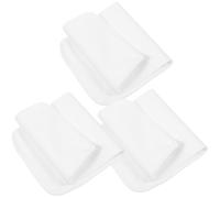 CIYODO 3 piezas Paquete Almohadillas Reutilizables Aceite Ricino Envoltura Suave para Cuidado Esencial para Mujeres y Mejora del Sueño Blanco