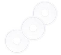 CIYODO 3 Piezas Protector de Radios para Bici ta de Plástico Blanco