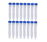 CIYODO 30 Piezas Unidades Tubos de Centrifuga con Tapa Rosca Transparentes Graduados para Laboratorio Experimentos Muestras Biología Química