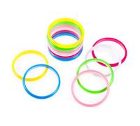 CIYODO 36piezas Pulseras De Plástico De Colores Moda Estilo Retro Años y Fiestas Dijes De Brazaletes Conjunto De Pulseras