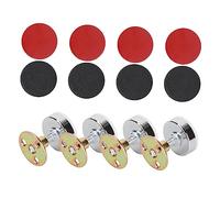 CIYODO 4 Piezas Ancla De Cabecera Soporte De Sofá Sofás Herramienta Antivibración Fijador Antivibración Soportes Metálicos Fijador Roscado Autoadhesivo Accesorios De Cama Acero Inoxidable