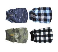 CIYODO 4 Piezas De Ropa Tapete Frío para Perros Atuendo para Perros Lindos Disfraces para Perros Abrigo para Perros Chihuahua Asiento De Coche para Perros Chaleco Refrescante para