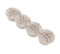 CIYODO 4 Piezas de Tornillo para Tobogán Infantil Protectores de Plástico Gris Diámetro Interior Diseño Antiaflojamientos Seguro para Montaje Estable