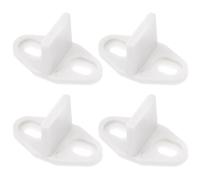 CIYODO 4 Piezas Guía de Suelo para Puerta Corredera Resistente Acero Soporte Anti-bamboleo para Puerta Tipo Granero Montaje Fácil para Armarios y Oficinas Casa