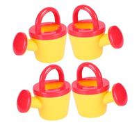 CIYODO 4 Piezas Juguete De Agua Regadera De Aspersión Regadera Mini Regadera para Bebe Regadera Pequeñas Regaderas Regadera para Pequeños Regadera Páginas Amarillo