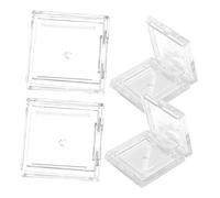 CIYODO 4 Piezas Paleta de Sombras de Ojos Vacía Estuche Refillable de Maquillaje Compacto para Cosméticos para Labiales y