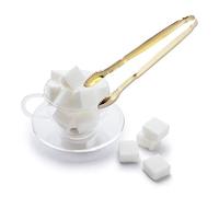 CIYODO 4 piezas Pinzas Mini de Acero Inoxidable para Cubitos y Azúcar Revestimiento Dorado Resistentes Altas Temperaturas para Fiesta de Té Bar de Café y Uso Hogar
