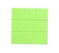 CIYODO 4 Piezas Tablero de Mensajes DIY de Fieltro Decoración Mural Cuadrada Autoadhesiva Verde para Fotos y Notas Dormitorios y Aulas