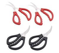 CIYODO 4 Piezas Tijeras de Cocina Multifuncionales Inoxidable para y Pescado Herramienta de Cocina Práctica y Duradera