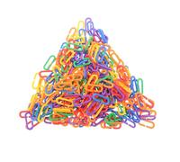 CIYODO 400piezas Juguetes Periquitos Pequeños Eslabones Cadena Ganchos Educativo Colores