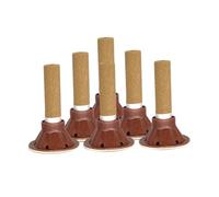 CIYODO 50 piezas Columnas Moxa con Base Adhesiva Grande para Moxibustión Conos Moxa Autoadhesivos para Cuello Cintura y de Dolores Musculares