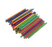 CIYODO 50 Piezas Palos de Ritmo Coloridos de Madera para Instrumentos Musicales de Percusión para Actividades Aula y Preescolar Herramientas Educativas y Divertidas para Desarrollo