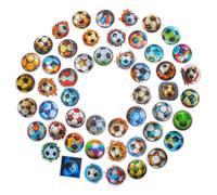 CIYODO 50 Piezas Pegatinas de Fútbol de Vinilo Impermeables Calcomanías Divertidas para Decorar Botellas de Agua Portátiles y Cuadernos para Adolescentes y Amantes del Deporte