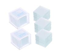 CIYODO 500 piezas Cubreobjetos de Vidrio Transparente para Microscopio Óptico Robustos y Fiables para Uso Frecuente Laboratorio y Estudio Biológico